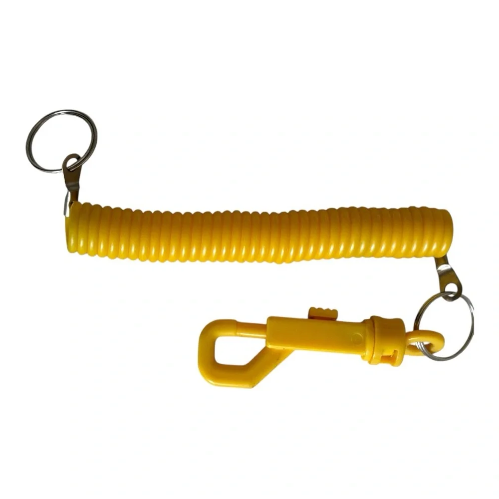 Joggers Key Coil with Snap Yellow/Silver